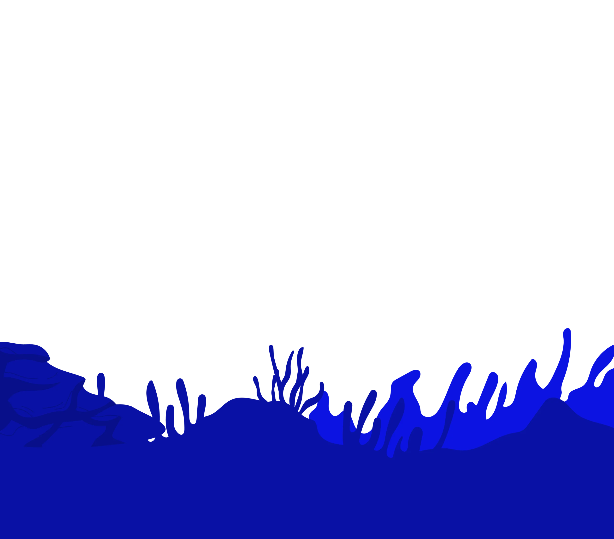 Dark blue coral background