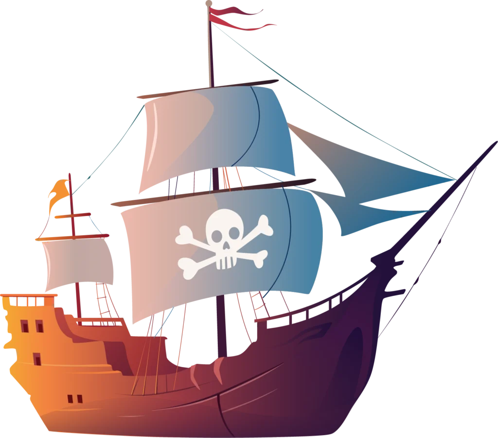 Cannon's pirate ship