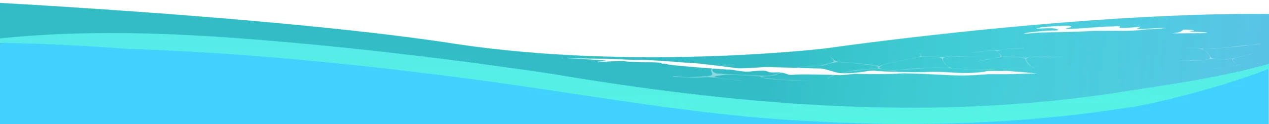 Bright blue ocean water in Cannon's Cove